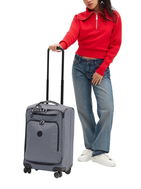 NEW YOURI SPIN S Kleiner Trolley Signatur-Druck - Handgep&auml;ck