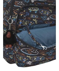 KIPLING SEOUL COLLEGE BTS 15-Zoll-Laptop-Rucksack Neon-Skateboard - Rucks&auml;cke f&uuml;r Schule &amp; Freizeit - 8