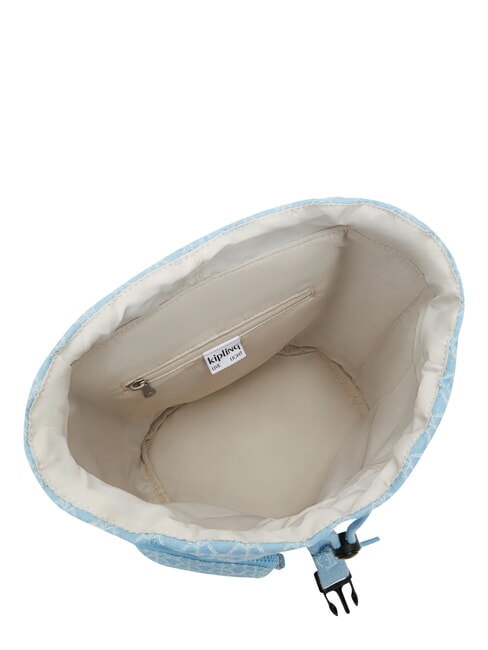 ANTO S Rucksack mit mehreren F&auml;chern heller Denim JQ - Damentaschen