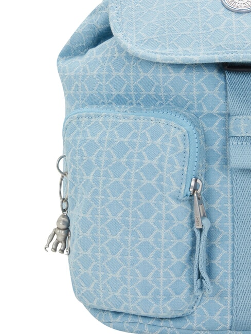 ANTO S Rucksack mit mehreren F&auml;chern heller Denim JQ - Damentaschen