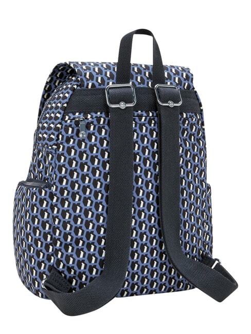 CITY ZIP S Rucksack mit mehreren F&auml;chern 3D K Blau - Damentaschen