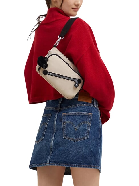 NEW MILOS Umh&auml;ngetasche zur&uuml;ck zum beigen Erbe - Damentaschen