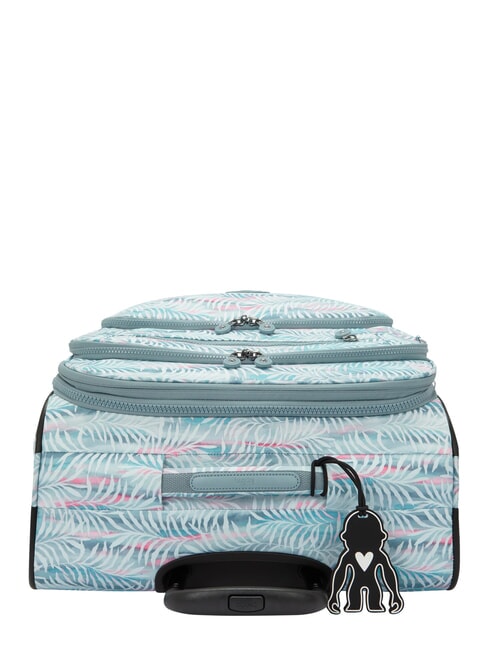 NEW YOURI SPIN M Mittelgro&szlig;er erweiterbarer Trolley Palmenbl&auml;tter - Halbharte Trolleys