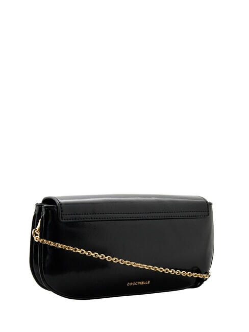 CAMPIONARIO - DEW SHINY CALF Mini-Schultertasche Schwarz - Damentaschen