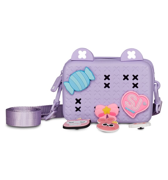 GIRLY PINS Umh&auml;ngetasche Englischer Lavendel - Taschen und Accessoires f&uuml;r Kids
