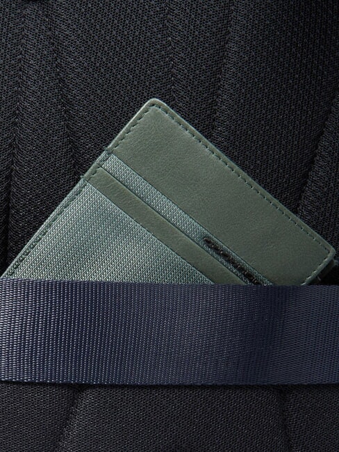 MARCEL Reiserucksack f&uuml;r PC und iPad blau/dunkelbraun - PC-Rucks&auml;cke