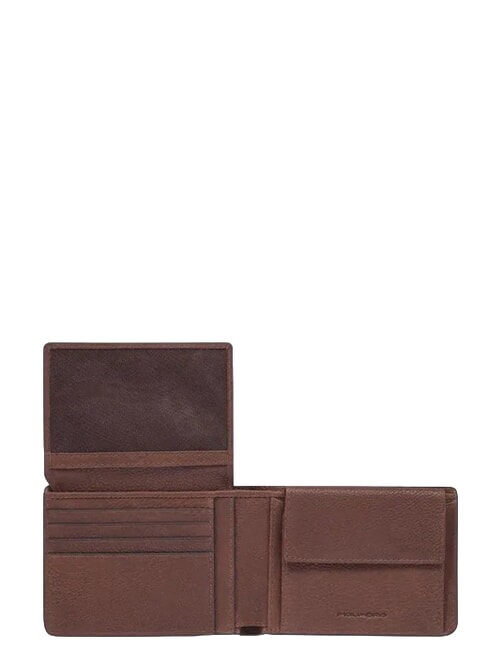 CRONUS Geldb&ouml;rse mit M&uuml;nzfach BRAUN - Brieftaschen Herren