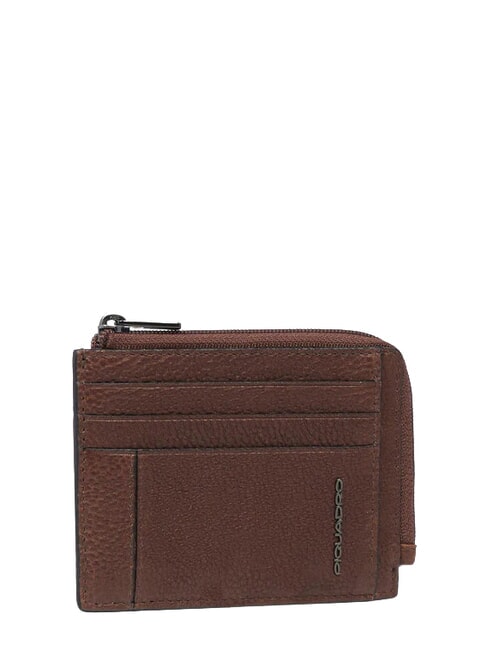 CRONUS Leder-Kartenhalter BRAUN - Brieftaschen Herren