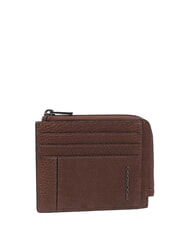 PIQUADRO CRONUS Leder-Kartenhalter BRAUN - Brieftaschen Herren - 2