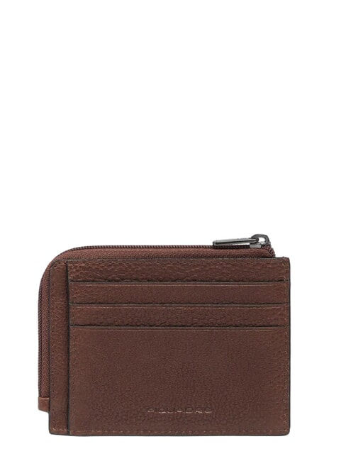 CRONUS Leder-Kartenhalter BRAUN - Brieftaschen Herren
