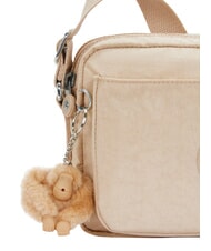 KIPLING ABANU M Schultertasche glitzerndes Beige - Damentaschen - 4
