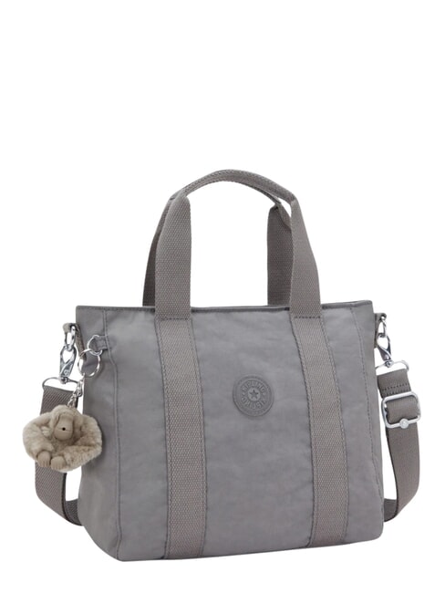 ASSENI MINI TOTE Tasche mit Schultergurt mittelgrau - Damentaschen
