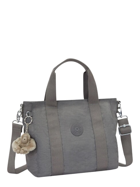 ASSENI MINI TOTE Tasche mit Schultergurt mittelgrau - Damentaschen