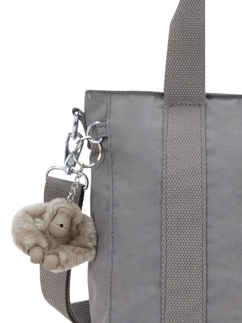 ASSENI MINI TOTE Tasche mit Schultergurt mittelgrau - Damentaschen