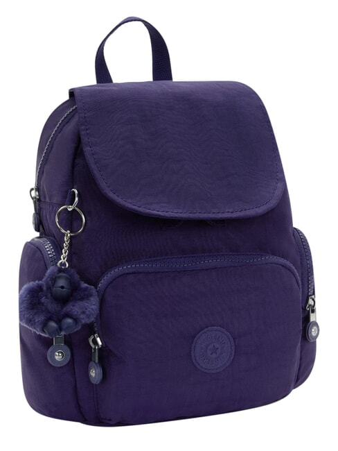 CITY ZIP MINI Kleiner Rucksack mit Klappe Dunkelblau - Damentaschen