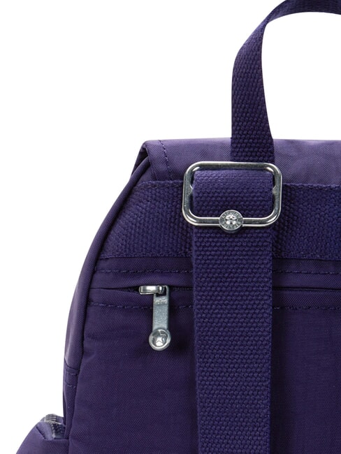 CITY ZIP MINI Kleiner Rucksack mit Klappe Dunkelblau - Damentaschen