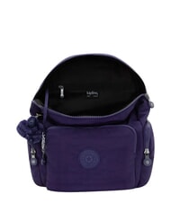KIPLING CITY ZIP S Rucksack mit Klappe Dunkelblau - Damentaschen - 4