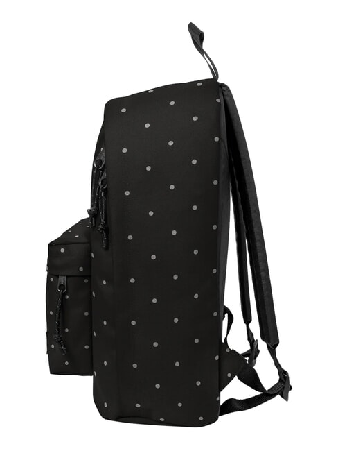 OUT OF OFFICE 13 "Laptop-Rucksack Punkte schwarz silber - Rucks&auml;cke f&uuml;r Schule &amp; Freizeit
