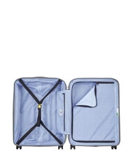 BENETTON By DELSEY UCB HARD Set mit 3 Trolleys: Kabinenwagen + mittelgro&szlig; + gro&szlig; - Trolleyset