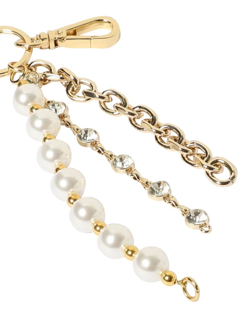 CHARMS Schl&uuml;sselanh&auml;nger mit Metalllogo Wei&szlig; - Schl&uuml;sselanh&auml;nger und Schl&uuml;sseletuis