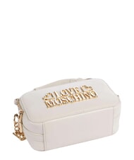 LOVE MOSCHINO LOVELY LOVE Mini-Koffertasche mit Schultergurt Elfenbein - Damentaschen - 4