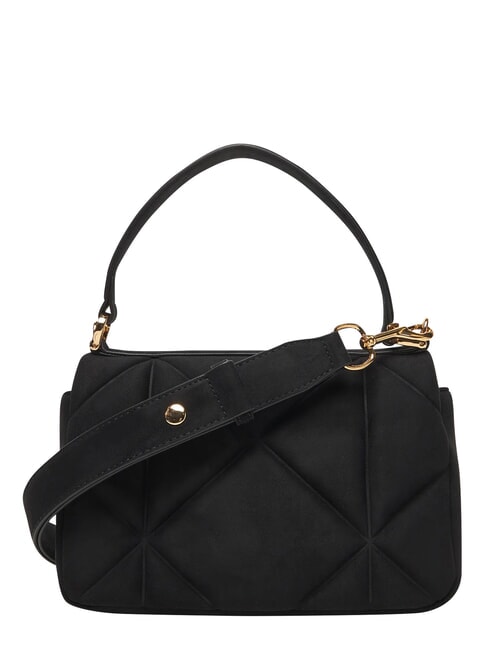 EMBOSSED Mini-Handtasche mit Schulterriemen Schwarz - Damentaschen