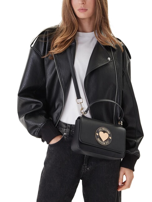 CUPID Mini-Handtasche mit Schulterriemen Schwarz - Damentaschen