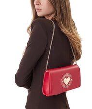 LOVE MOSCHINO SMART DAILY Clutch mit Metall-Schultergurt - Damentaschen