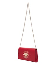 LOVE MOSCHINO SMART DAILY Clutch mit Metall-Schultergurt ROT - Damentaschen - 3