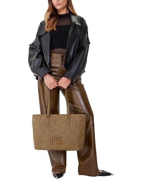 PATCHY Einkaufstasche, Umh&auml;ngetasche Sand - Damentaschen