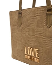 LOVE MOSCHINO PATCHY Einkaufstasche, Umh&auml;ngetasche Sand - Damentaschen - 5