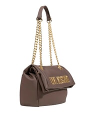 LOVE MOSCHINO BOLD LOVE HAMMERED  Umh&auml;ngetasche / Crossbody Bag Schokolade2 - Damentaschen - 4