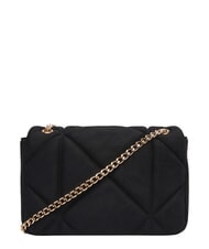 LOVE MOSCHINO EMBOSSED Kleine Schultertasche mit Kette Schwarz - Damentaschen - 4