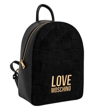 LOVE MOSCHINO PATCHY Rucksack mit Logo Schwarz - Damentaschen - 3