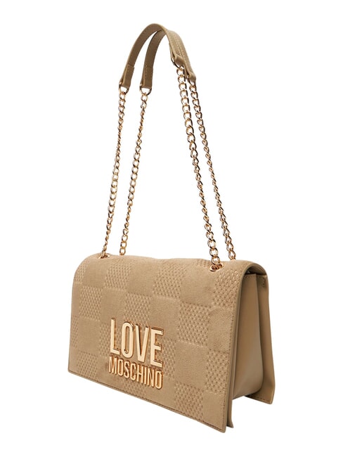 PATCHY Schultertasche mit Kette Sand - Damentaschen