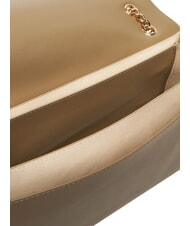 LOVE MOSCHINO PATCHY Schultertasche mit Kette Sand - Damentaschen - 6