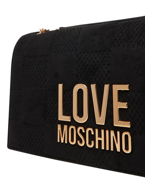 PATCHY Schultertasche mit Kette Schwarz - Damentaschen