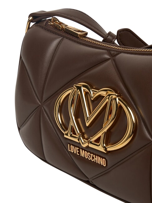 EMBOSSED Mini-Schultertasche Schokolade - Damentaschen