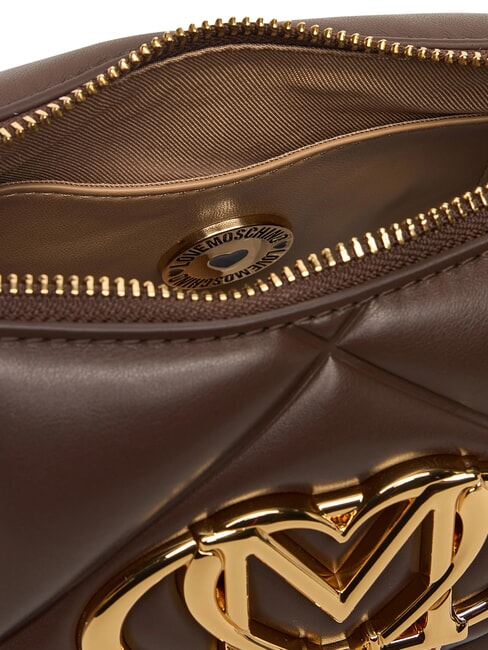 EMBOSSED Mini-Schultertasche Schokolade - Damentaschen