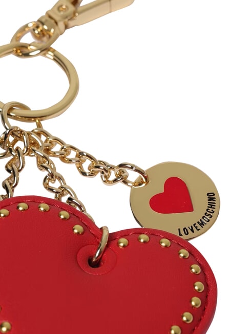 CHARMS Schl&uuml;sselanh&auml;nger mit Metalllogo schwarz/rot/schwarz - Schl&uuml;sselanh&auml;nger und Schl&uuml;sseletuis