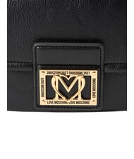LOVE MOSCHINO EMBOSSED Umh&auml;ngetasche Schwarz - Damentaschen - 5