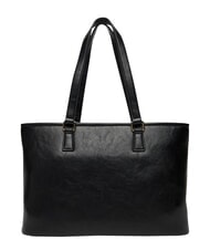 LOVE MOSCHINO EMBOSSED Einkaufstasche, doppelt tragbar Schwarz - Damentaschen - 3