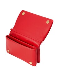 LOVE MOSCHINO EMBOSSED Kleine Schultertasche mit Kette ROT - Damentaschen - 5