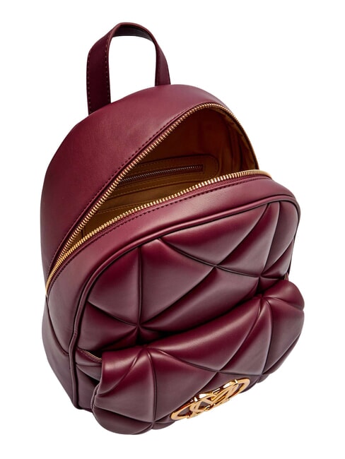 EMBOSSED Rucksack mit Vordertasche Wein - Damentaschen