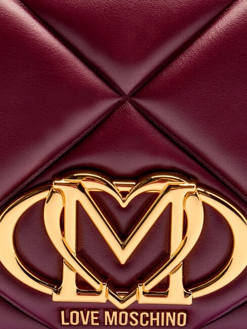 EMBOSSED Rucksack mit Vordertasche Wein - Damentaschen