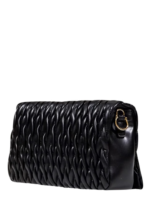 DEMURE Schultertasche mit Schultergurt Schwarz - Damentaschen