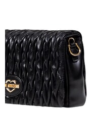 LOVE MOSCHINO DEMURE Schultertasche mit Schultergurt Schwarz - Damentaschen - 4