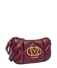 LOVE MOSCHINO EMBOSSED Schultertasche, doppelt tragbar Wein - Damentaschen - 3