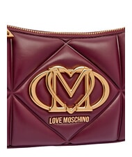 LOVE MOSCHINO EMBOSSED Schultertasche, doppelt tragbar Wein - Damentaschen - 7