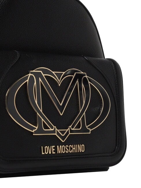 LOGO Rucksack mit Vordertasche Schwarz - Damentaschen